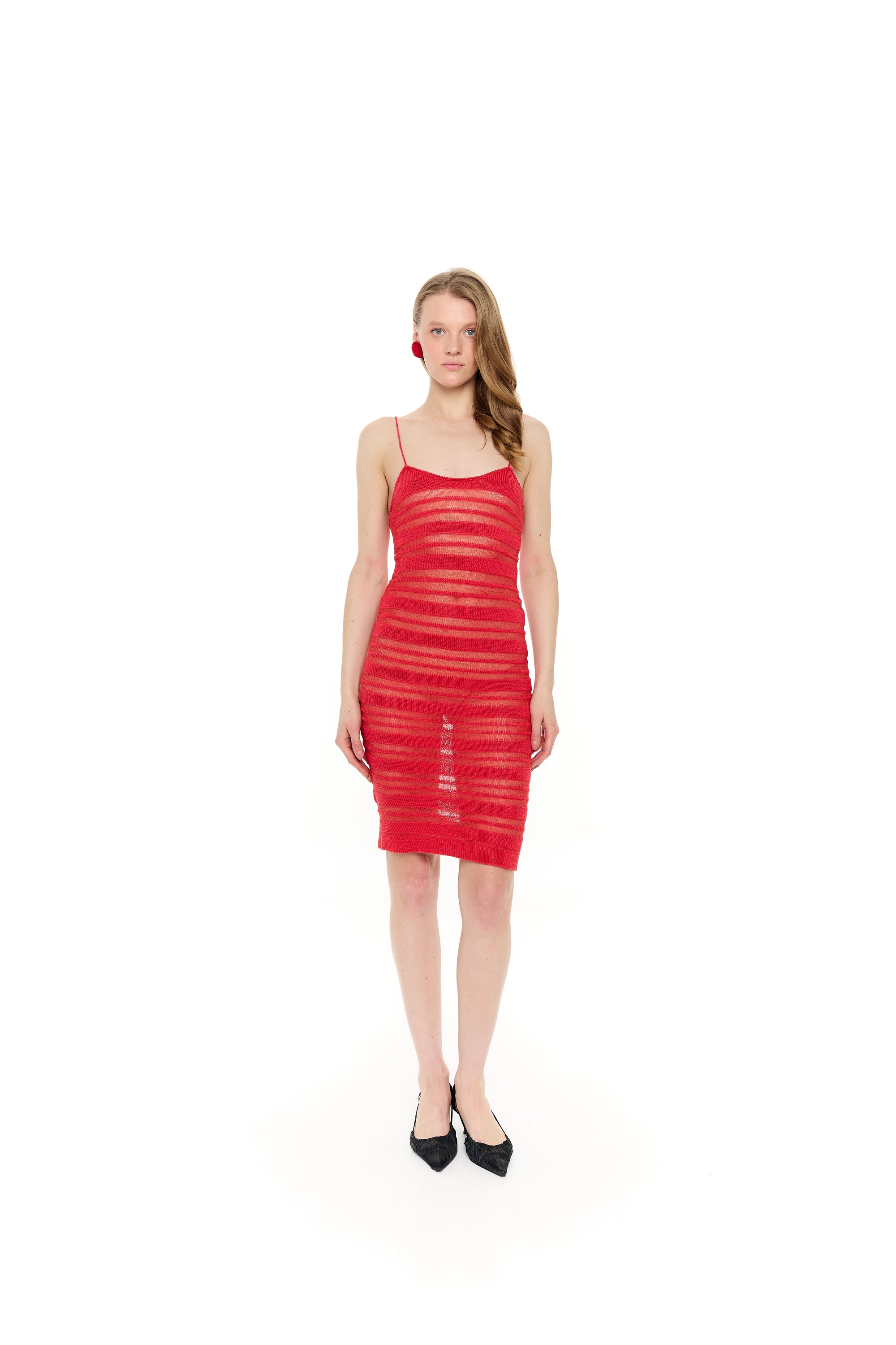‘Sour candy' knitted dress